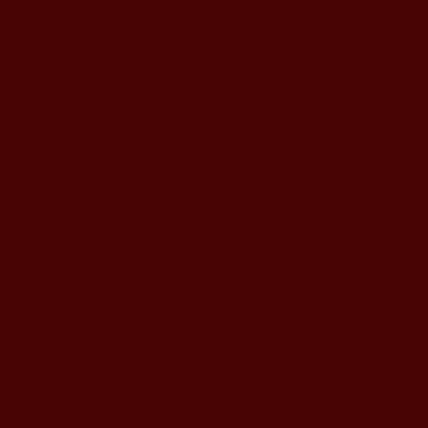 Resene Rustic Red RusticRed paint color swatch — hex #480404