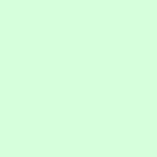 Resene Snowy Mint SnowyMint paint color swatch — hex #D6FFDB