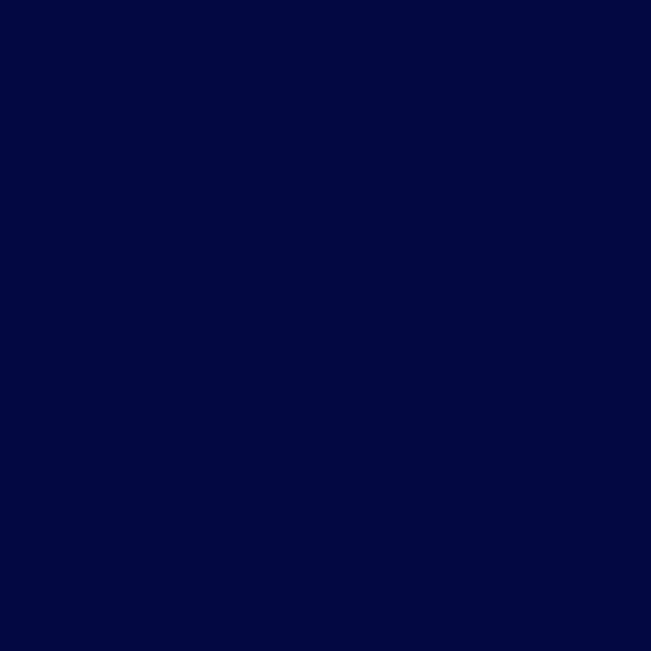 Resene Stratos Stratos paint color swatch — hex #000741
