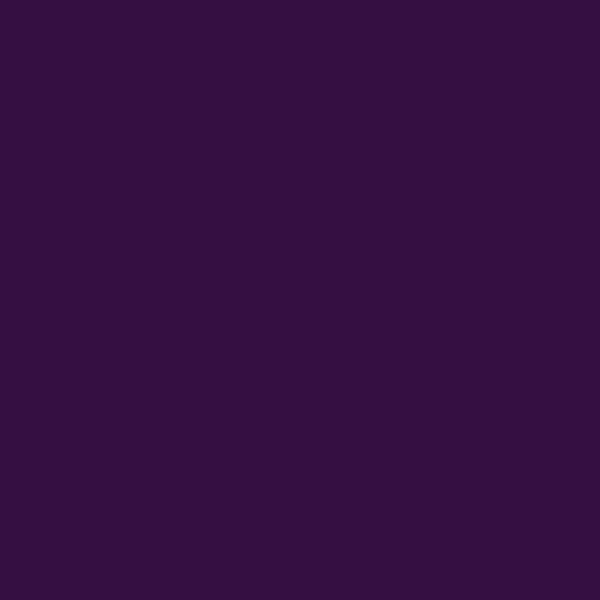 Resene Valentino Valentino paint color swatch — hex #350E42