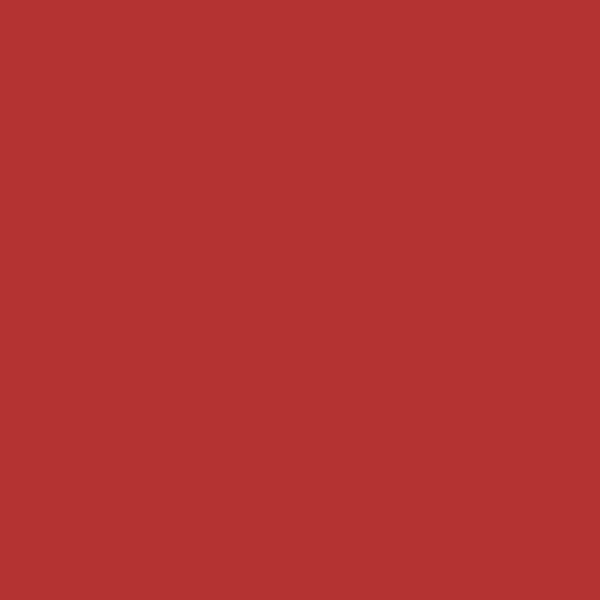 Resene Well Read WellRead paint color swatch — hex #B43332