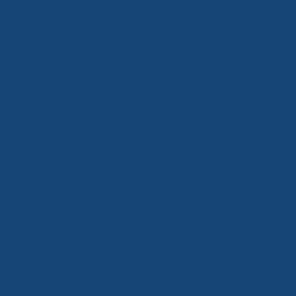 SW Honorable Blue SW 6811 paint color swatch — hex #164576