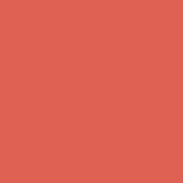 Valspar Ultra Orange 2010-3 paint color swatch — hex #DE6350