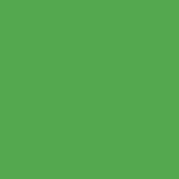 Valspar Polly Green 6003-8C paint color swatch — hex #54A84F